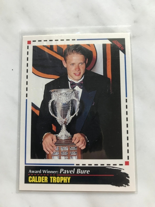 1992-93 Score Calder Trophy Pavel Bure #523