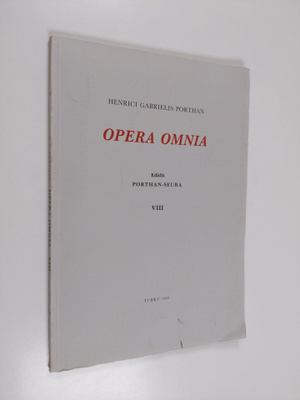 Henrik Gabriel Porthan : Opera omnia 8 : Indices ad 6 et ...