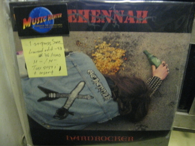GEHENNAH - HARDROCKER M-/M- LP swe 1st -98