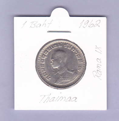 Thaimaa 1 Baht v.1962 Y#84