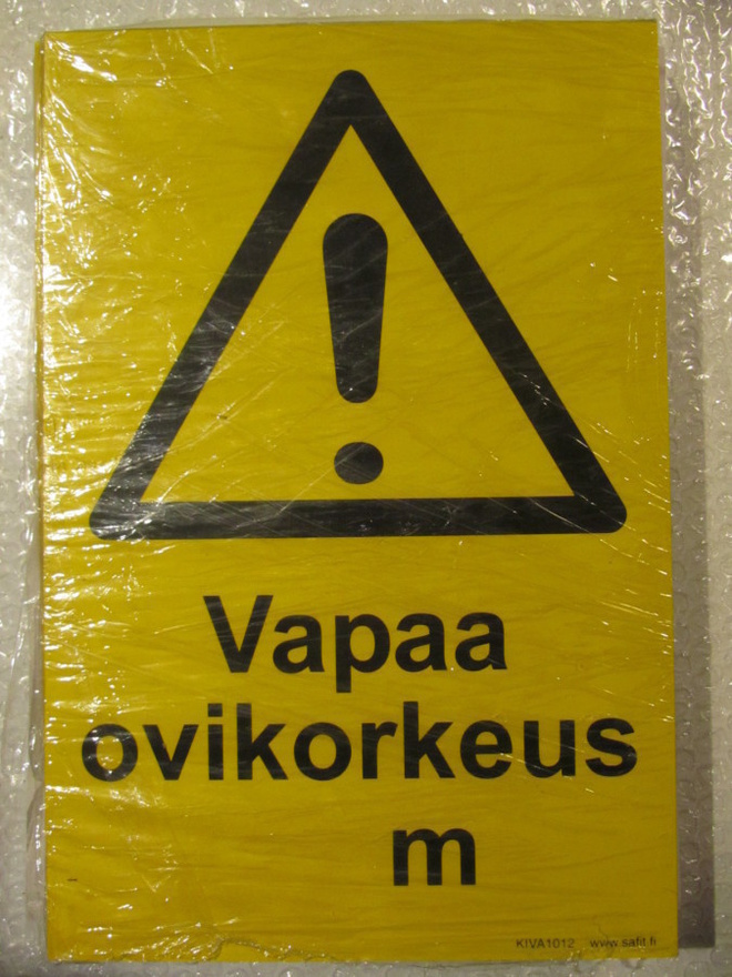Kilpi • Vapaa ovikorkeus m