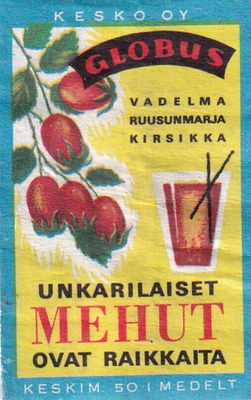 Globus, Unkarilaiset mehut ovat raikkaita . s52
