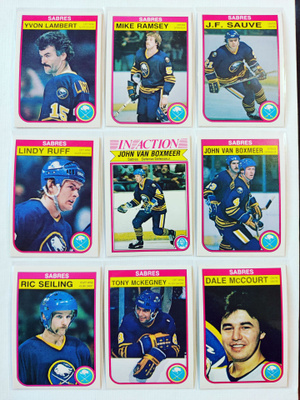 82-83 Opc - Buffalo Sabres 9kpl