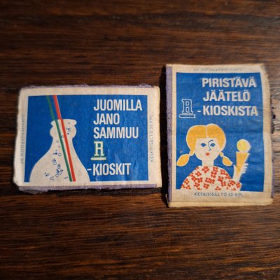 R-KIOSKI TULITIKKUETIKETIT