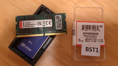 Kingston 32GB 3200Mhz DDR4 SO-DIMM (KCP432SD8/32)
