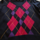 Tommy Hilfiger salmiakkiruutu Neule / Neulepusero - koko XL - pikkukuva 3