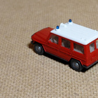 Mercedes-Benz	G280E paloauto	2004	punainen 1:87	Wiking - pikkukuva 2