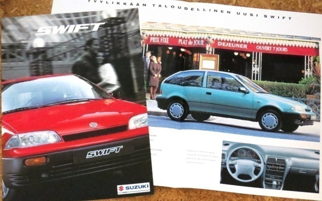 1996 Suzuki Swift esite - suom - KUIN UUSI