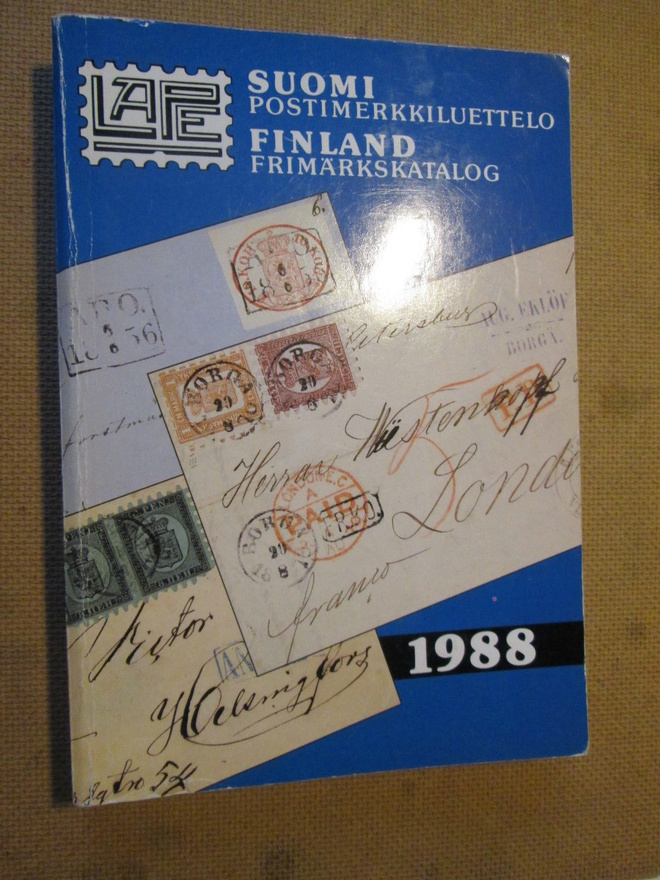 LaPe Suomi postimerkkiluettelo 1988