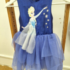 Frozen Elsa mekko 116 - pikkukuva 1