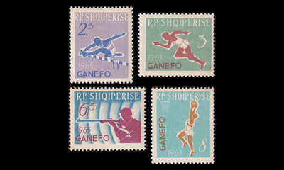 Albania 805-8 * GANEFO-urheilukilpailut Djakarta (1964)