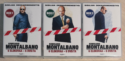 Komisario Montalbano: Kaudet 1-7 (1999-2008) 18DVD