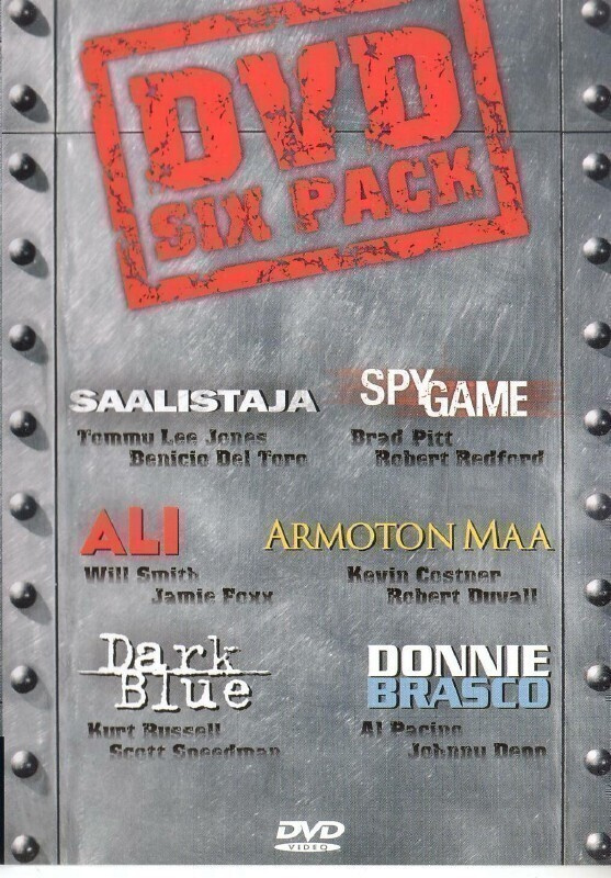 dvd, Armoton maa/Donnie Brasco/Saalistaja/Dark Blue/Ali/Spy