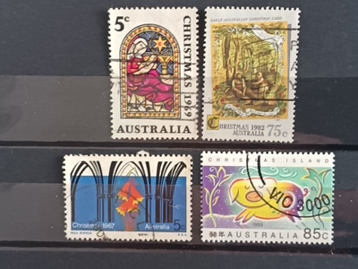Australia. Joulumerkkejä