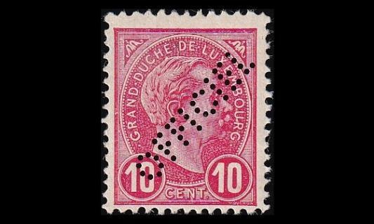 Luxemburg 66 ** Virkamerkki läviste 10 C (1899)