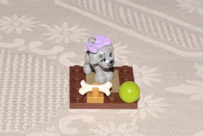 LEGO Friends - koira - (harmaa, täplät)