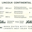 HELLAS PURUKUMI, LINCOLN CONTINENTAL N:o 85 - pikkukuva 2