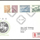 FDC 1963 Käyttösarja II Yleismerkit  LaPe 562 - 565 - pikkukuva 1