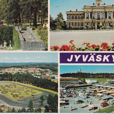 Jyväskylä. sommitelmakortti, e275