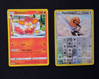 Pokemon kortit 2kpl (#19 Darkness Ablaze)