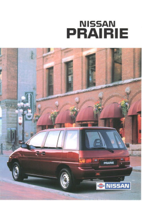 Nissan Prairie -esite, 1989