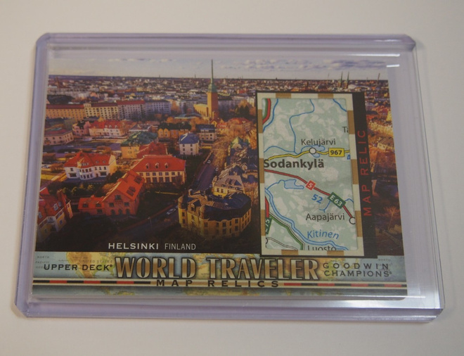 2019 Goodwin World traveler map relics Helsinki, Finland