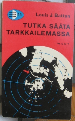 Louis J. Battan: Tutka säätä tarkkailemassa, Wsoy 1966. 139s
