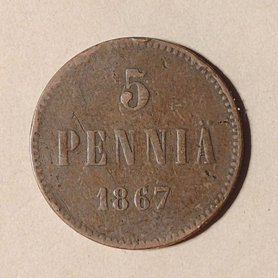 5 p 1867 ja 1913