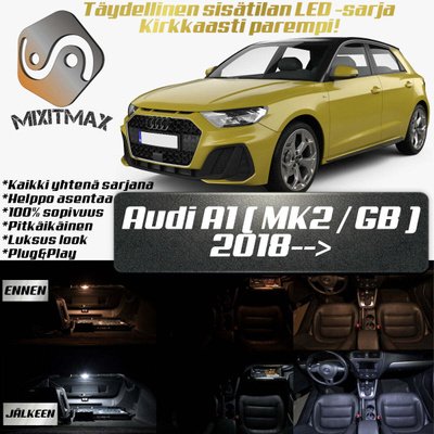 Audi A1 (GB) Sisätilan LED-sarja 4-osainen