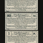 Itävalta Notgeld 50, 80 Heller, 1 Krone, Linz, 3. painos - pikkukuva 2