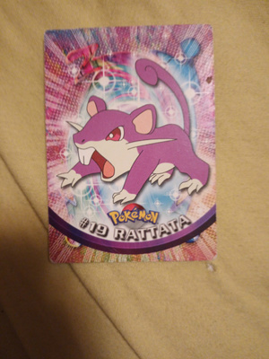 Rattata #19 Pokemon Topps TV Animation Edition card