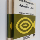 Werner de Boor : Das Evangelium des Johannes - Teil 1-2 - pikkukuva 1