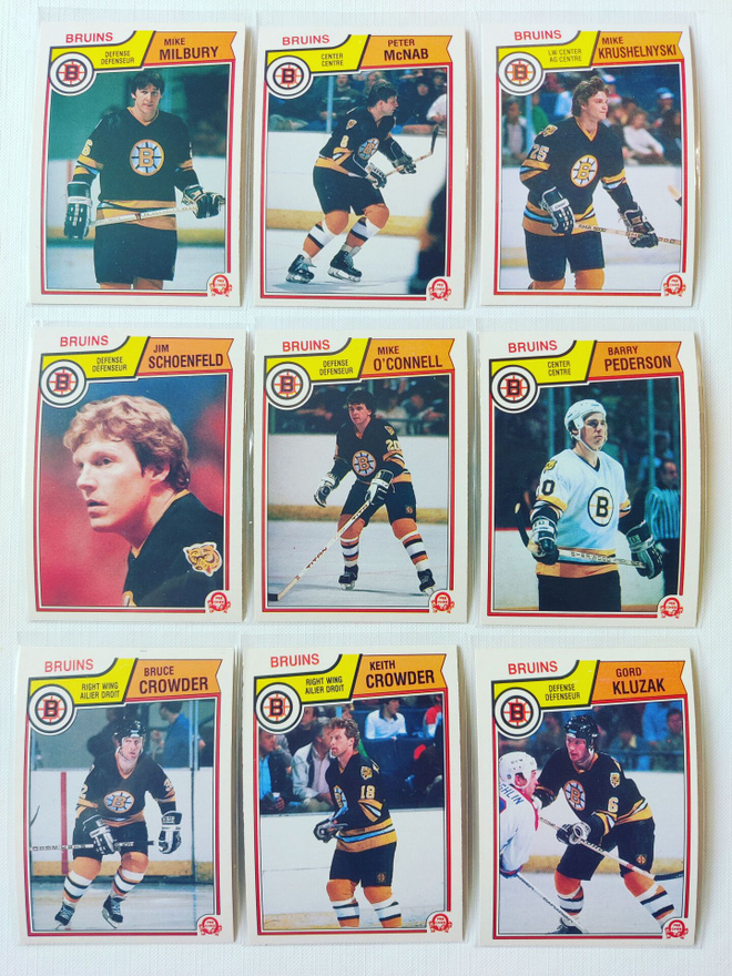 83-84 Opc - Boston Bruins 12kpl