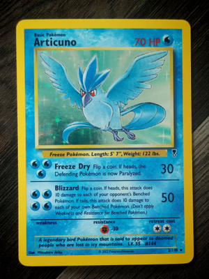 Pokemon kortti Articuno Legendary Collection holo
