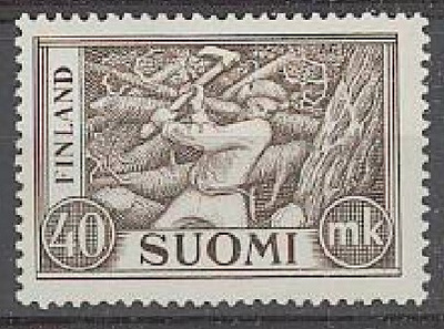 1952 M30 40mk puunhakkaaja ++