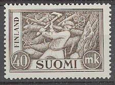 1952 M30 40mk puunhakkaaja ++
