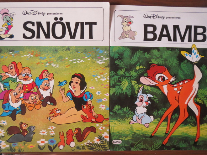 Walt Disney: Snövit (Tuhkimo) + Bambi