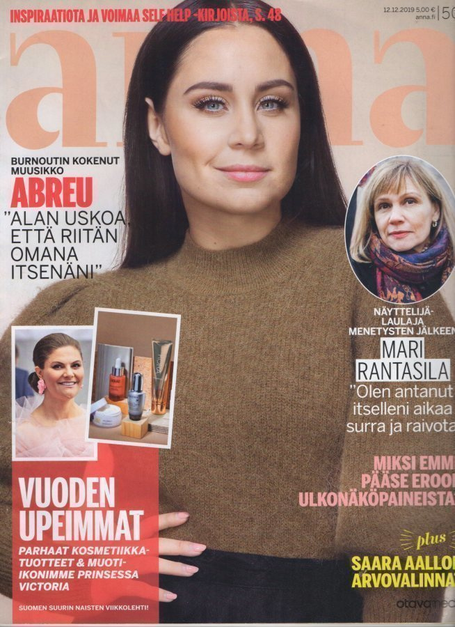 Anna n:o 50 2019 Anna Abreu. Mari. Sanna. Saara.