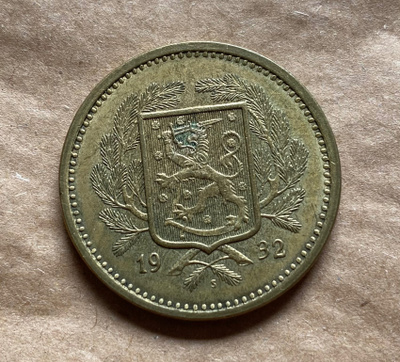1932 20 Markkaa Kolikko