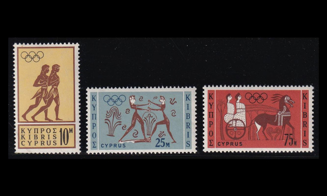 Kypros 237-9 ** Kesäolympialaiset Tokio (1964)