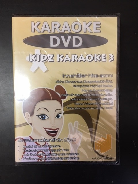 Svenska Karaokefabriken - Kidz Karaoke 3 DVD (UUSI)