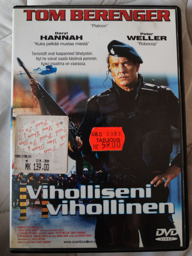 Viholliseni vihollinen dvd * Tom Berenger