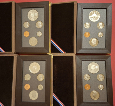USA PROOF Olympic vuosisarjaa: 2 x 1983 + 2 x 1984