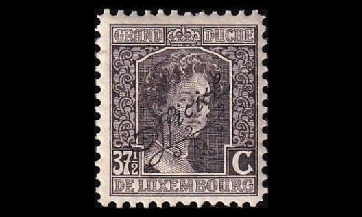Luxemburg 100 * Virkamerkki 37½ C (1915)