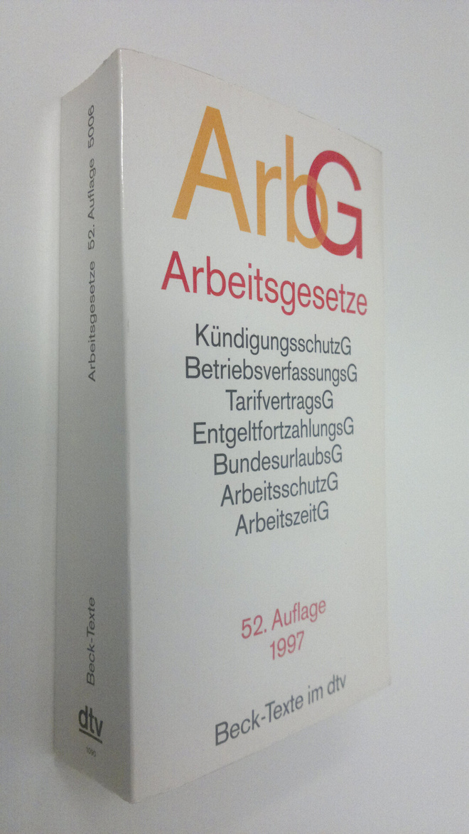 Reinhard Richardi : Arbeitsgesetze
