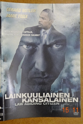 dvd, Lainkuuliainen kansalainen (Jamie Foxx, Gerard Butler)