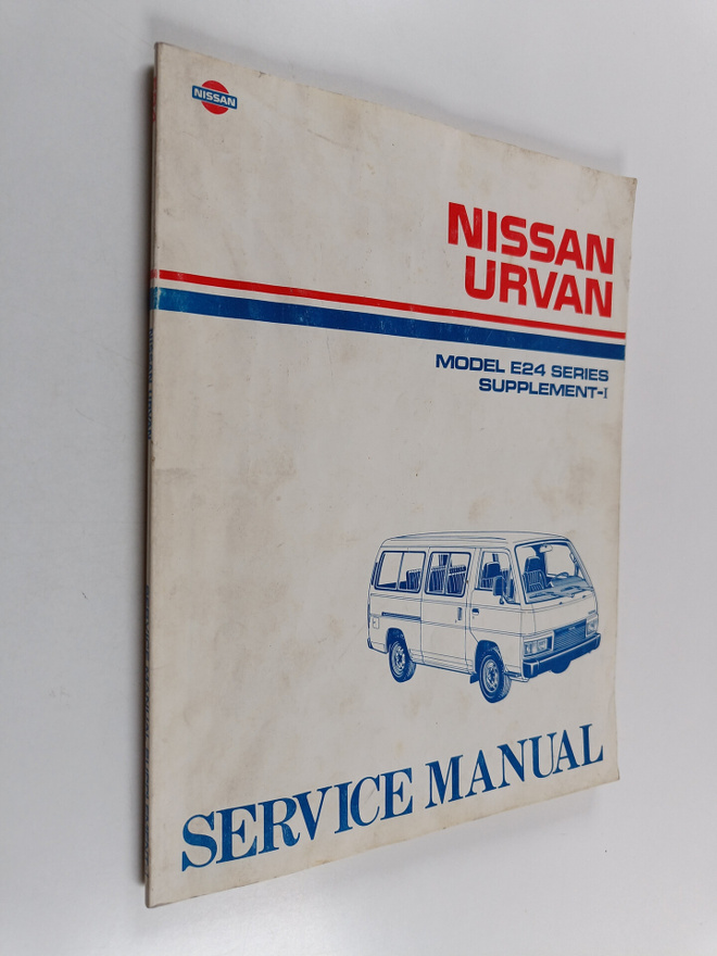 Nissan Urvan model E24 series supplement-I - Service manual