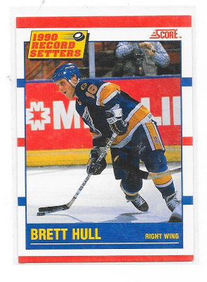 1990-91 Score #346 Brett Hull St Louis Blues