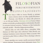 Dominique Janicaud: 30 päivää filosofiaa - pikkukuva 3