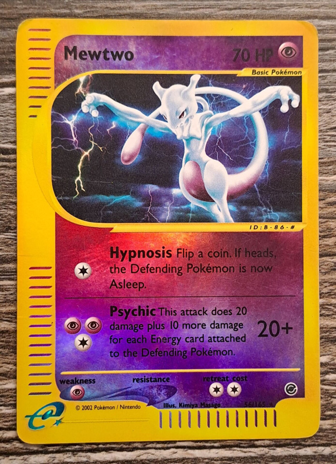 Mewtwo rare reverse holo!